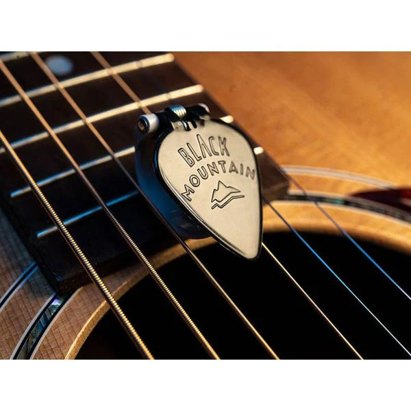 Black Mountain Spring Loaded Thumb Pick Right Handed Black & Grey 0.7mm - Image 6
