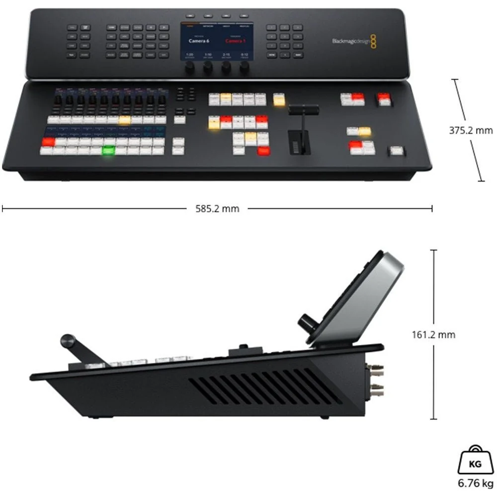 Blackmagic Design ATEM Television Studio HD8 ISO Live Production Switcher - Image 2