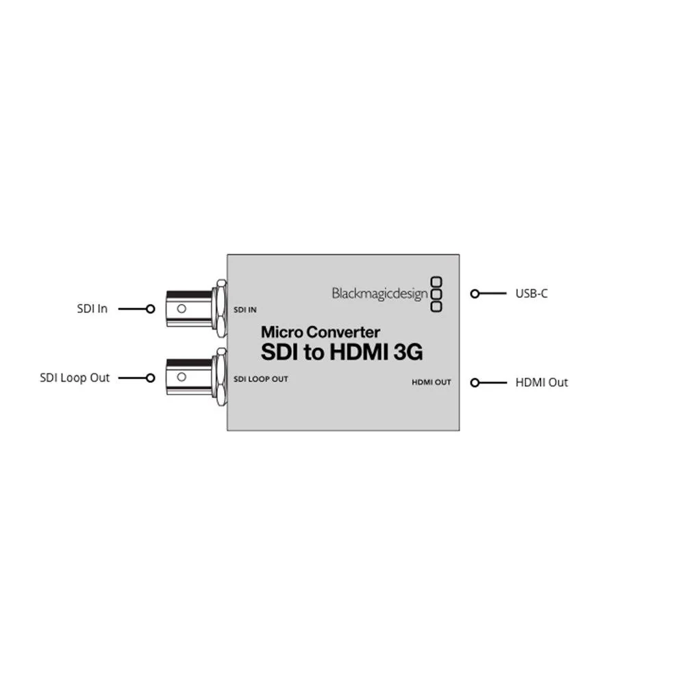 Blackmagic Design Micro Converter SDI to HDMI 3G w/ PSU - Image 3