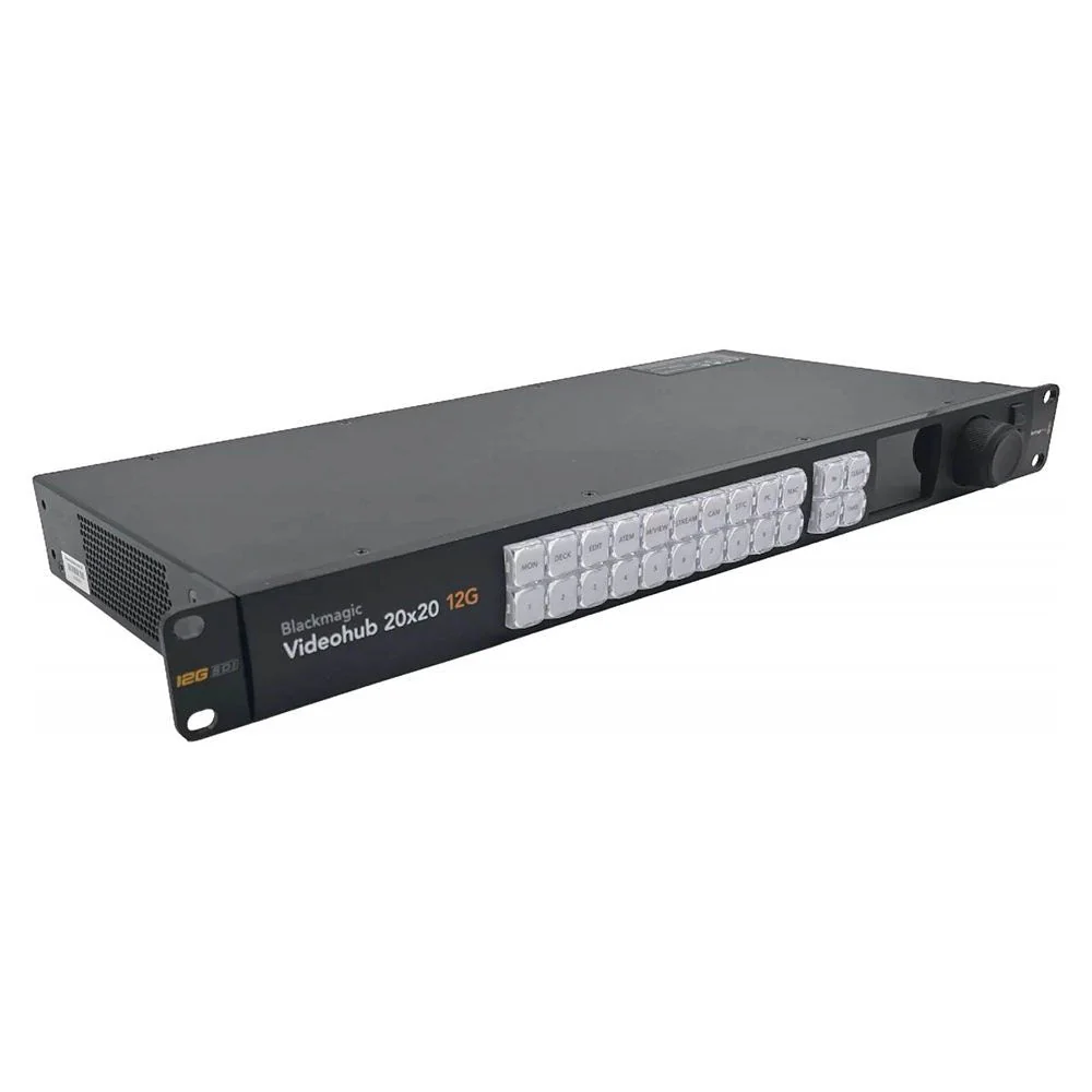Blackmagic Design Videohub 20x20 12G Zero Latnecy Video Router - Image 3