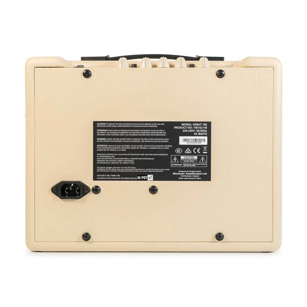 Blackstar DEBUT 15 Electric Guitar Amplifier Combo Cream - Image 4