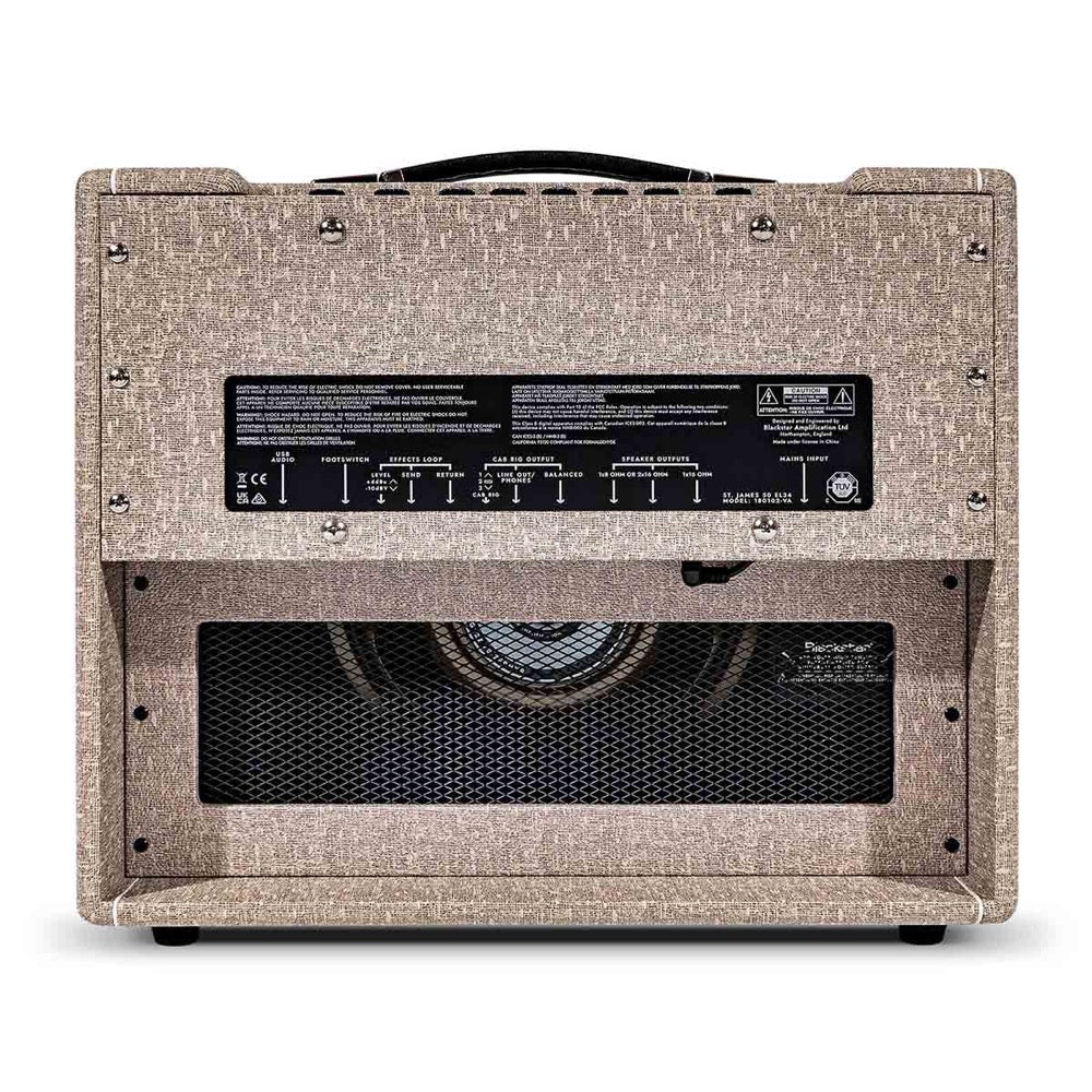 Blackstar ST JAMES 50 50W 1x12" EL34 Valve Amp Combo Fawn - Image 3