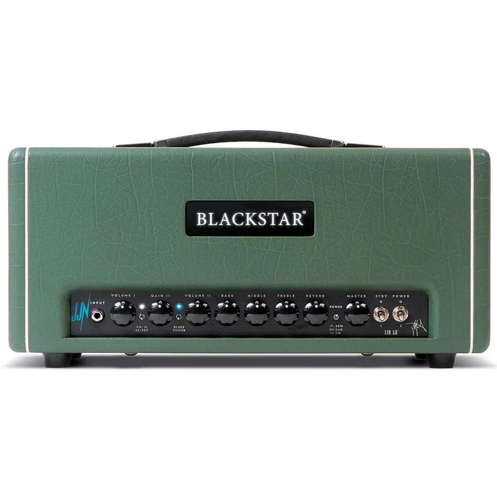 Blackstar ST JAMES Jared James Nichols Signature 50W Amp Head British Racing Green - Image 3