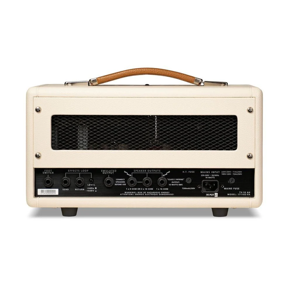 Blackstar TV-10 A 10W Amp Head w/ 6L6 Valves (Cream) - Image 4