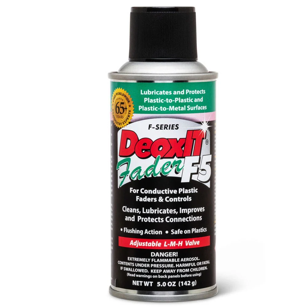 Caig DeoxIT F5 F5S-H6 FaderLube 5% Spray, 5 Oz