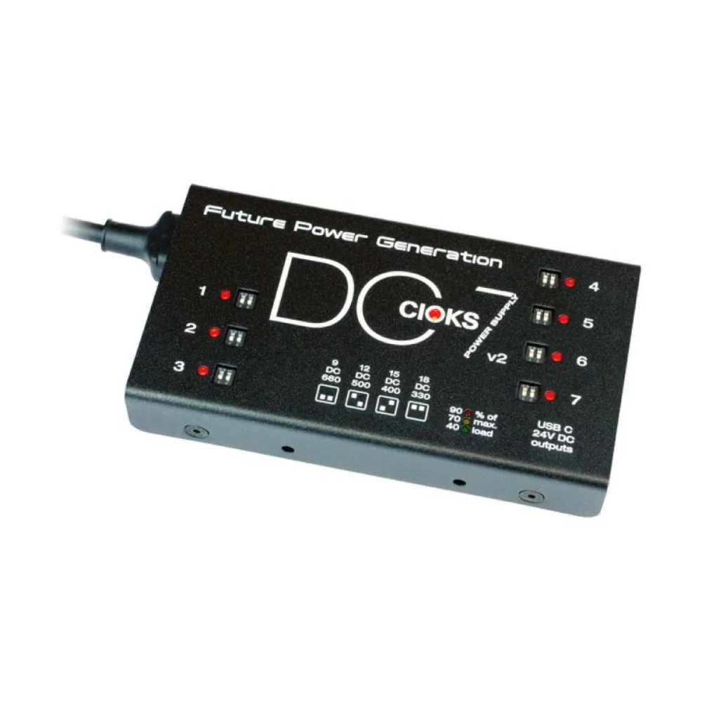 CIOKS DC7 V2 Universal Pedal Power Supply w/ 24V & USB-C Output PRE-ORDER - Image 4