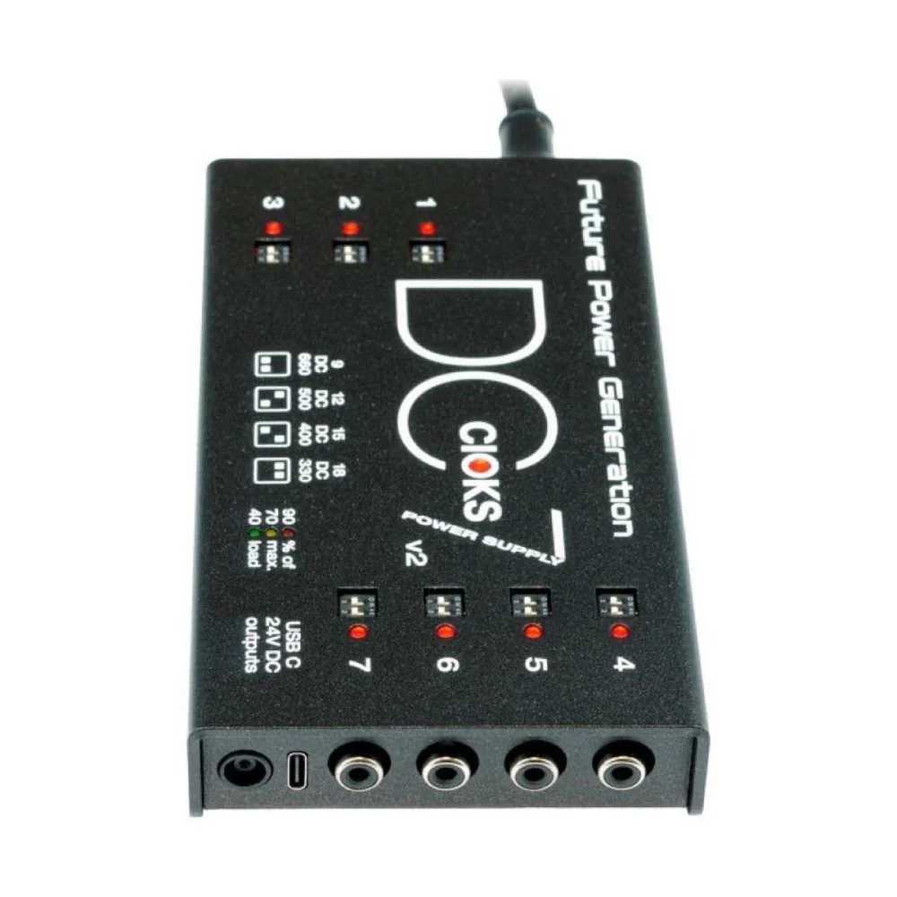 CIOKS DC7 V2 Universal Pedal Power Supply w/ 24V & USB-C Output PRE-ORDER - Image 5