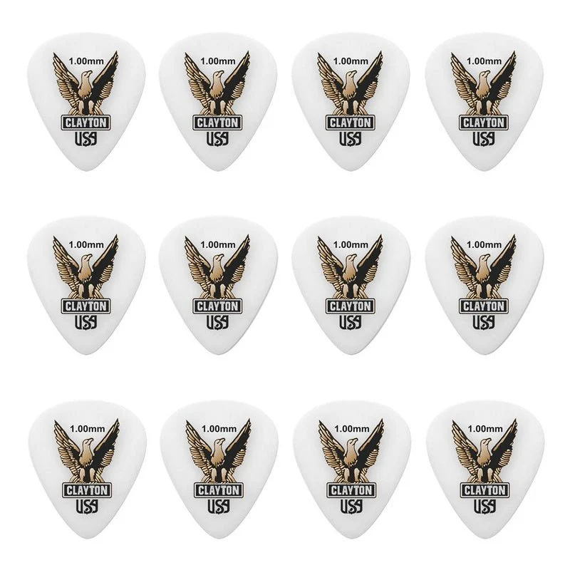Clayton Acetal Eagle Standard Guitar Picks (1.00mm) - 12pk - Image 2