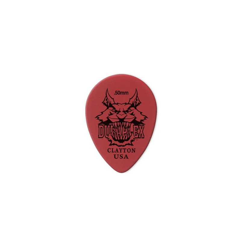 Clayton Duraplex Small Teardrop Guitar Picks (0.50mm) - 12pk