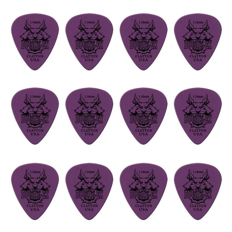 Clayton Duraplex Standard Guitar Picks (1.14mm) - 12pk - Image 2
