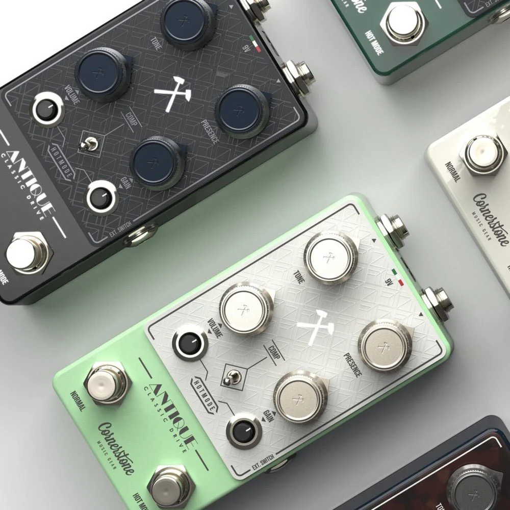 Cornerstone ANTIQUE V3 Classic Overdrive Based on TS808 / TS10 Surf Green - Image 7