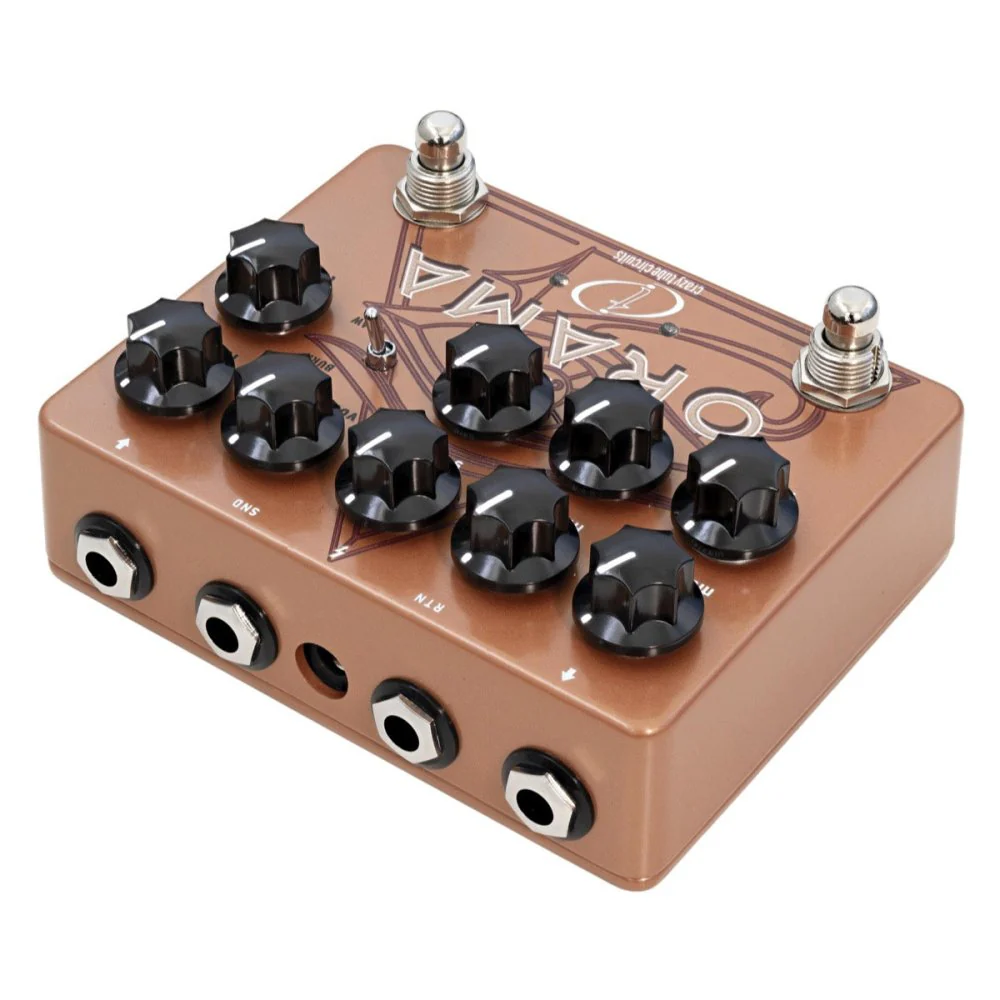 Crazy Tube Circuits ORAMA Dual Drive Amp in a Box & Fuzz Pedal Inspired by Orange OR120 Amp & Frantone PeachFuzz - Image 4