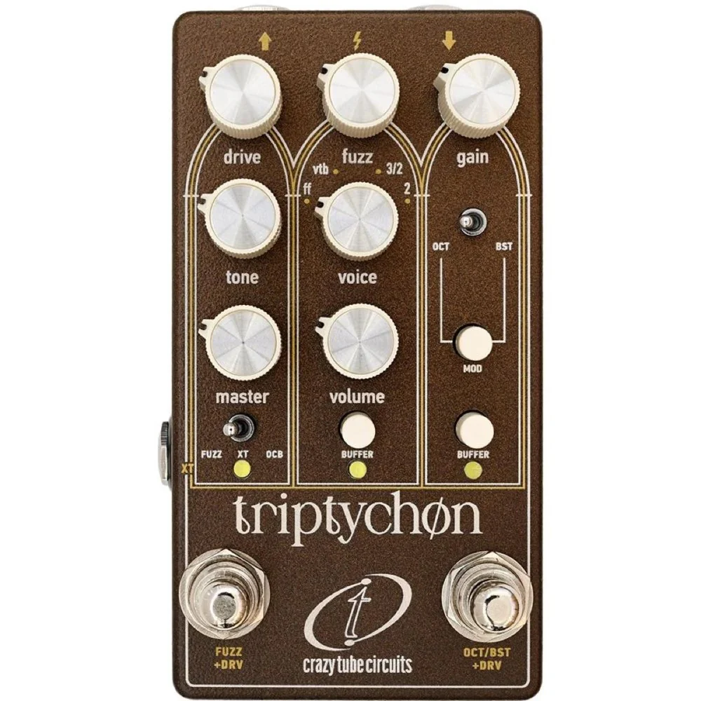 Crazy Tube Circuits Triptychon Fuzz, Octave, Boost & Amp Drive - Image 2