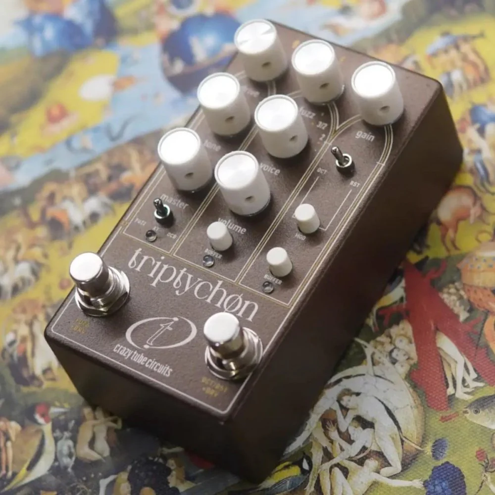 Crazy Tube Circuits Triptychon Fuzz, Octave, Boost & Amp Drive - Image 3
