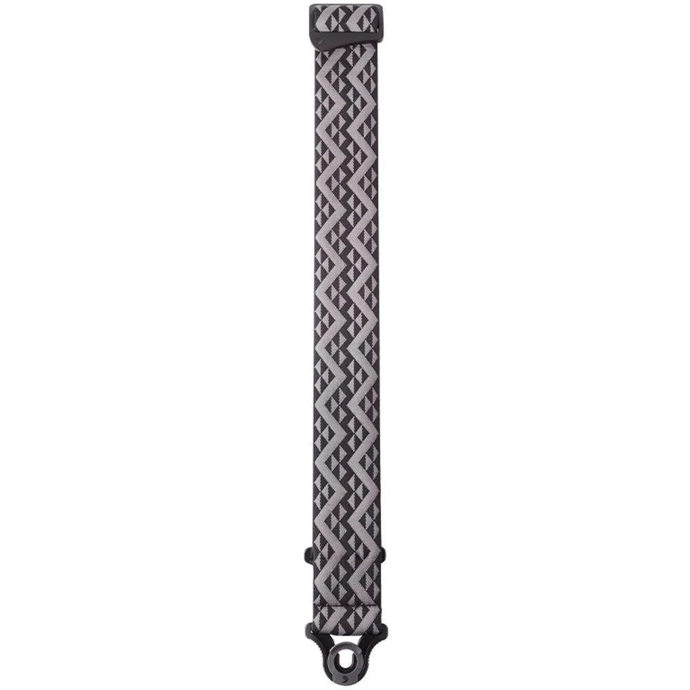 D'Addario 50BAL03 Auto Lock Padded Guitar Strap (Black Geometric Pattern) - Image 2