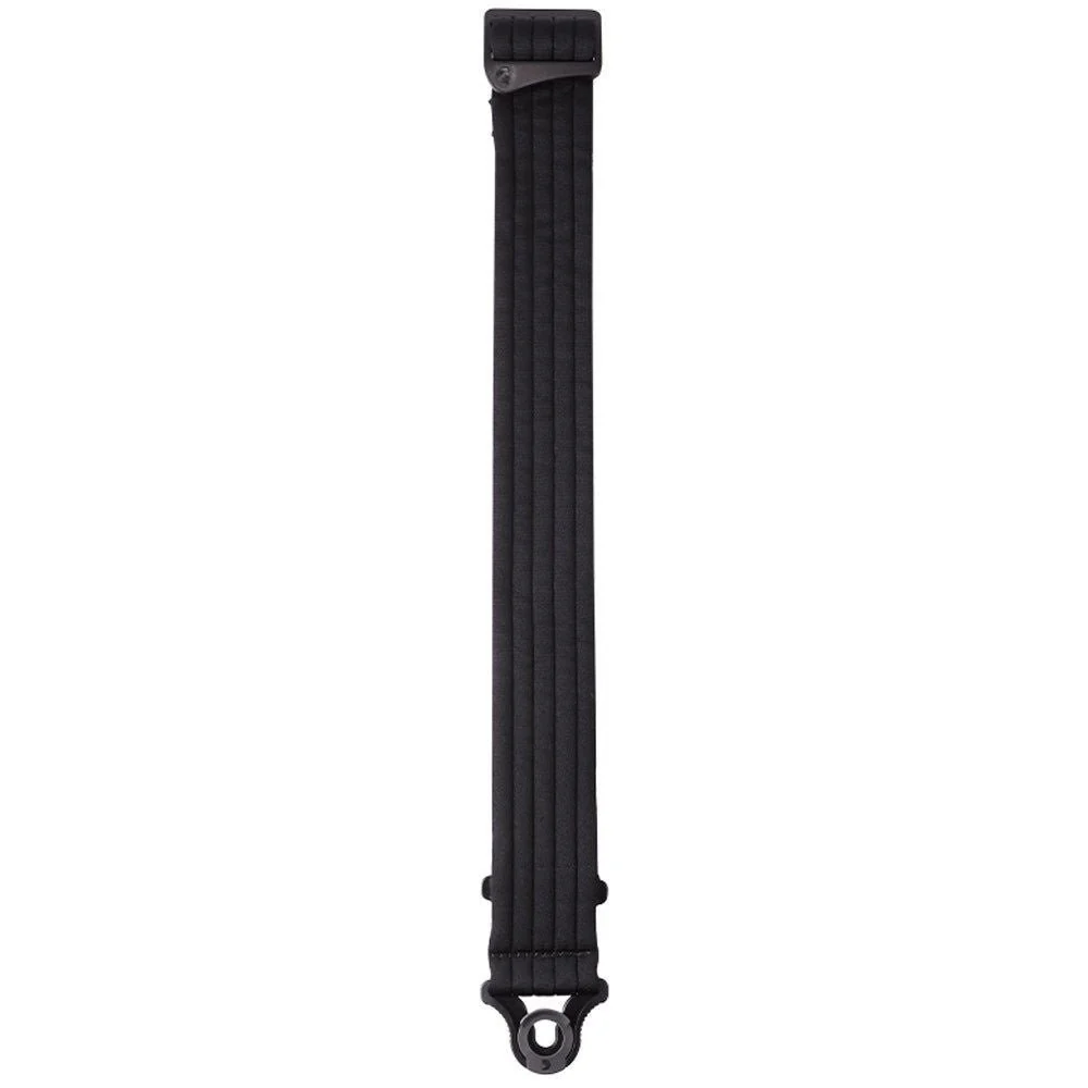 D'Addario 50BAL01 Auto Lock Padded Guitar Strap (Black w/ Stitch Stripes) - Image 2