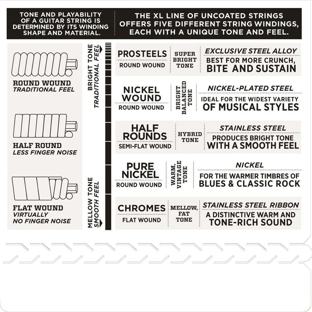 D'Addario EXL115W Nickel Wound Electric Strings w/ Wound 3rd - Medium (11-49) - Image 4
