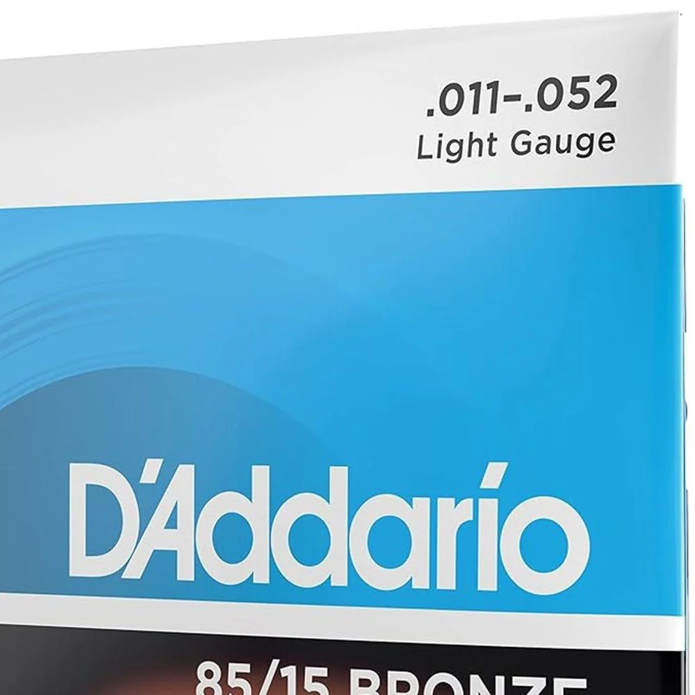 D'Addario EZ910 85/15 Bronze Acoustic Guitar Strings Light (11-52) - Image 4