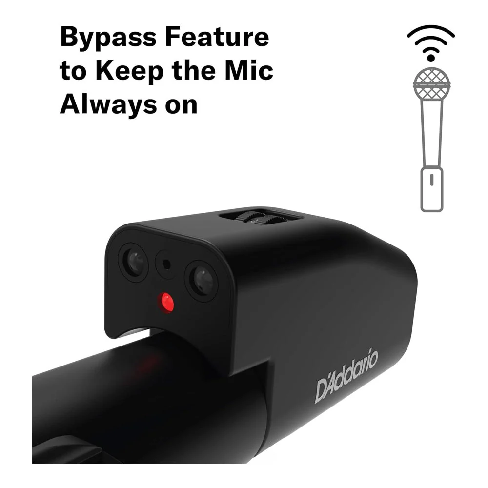 D'Addario Microphone Mute Sensor Hands-Free Mic Muting w/ Infrared Sensor - Image 4