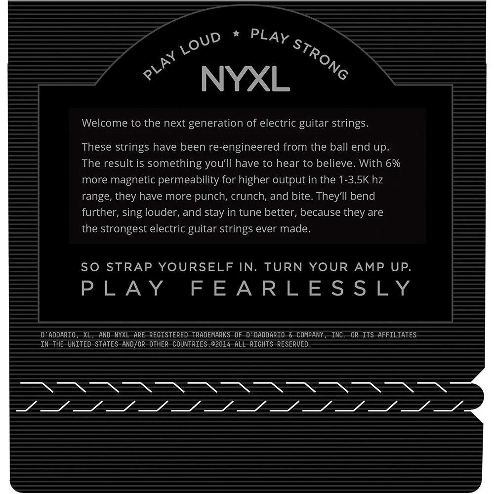 D'Addario NYXL1152 Nickel Wound Electric Strings Medium Top/Heavy Bottom (11-52) - Image 3