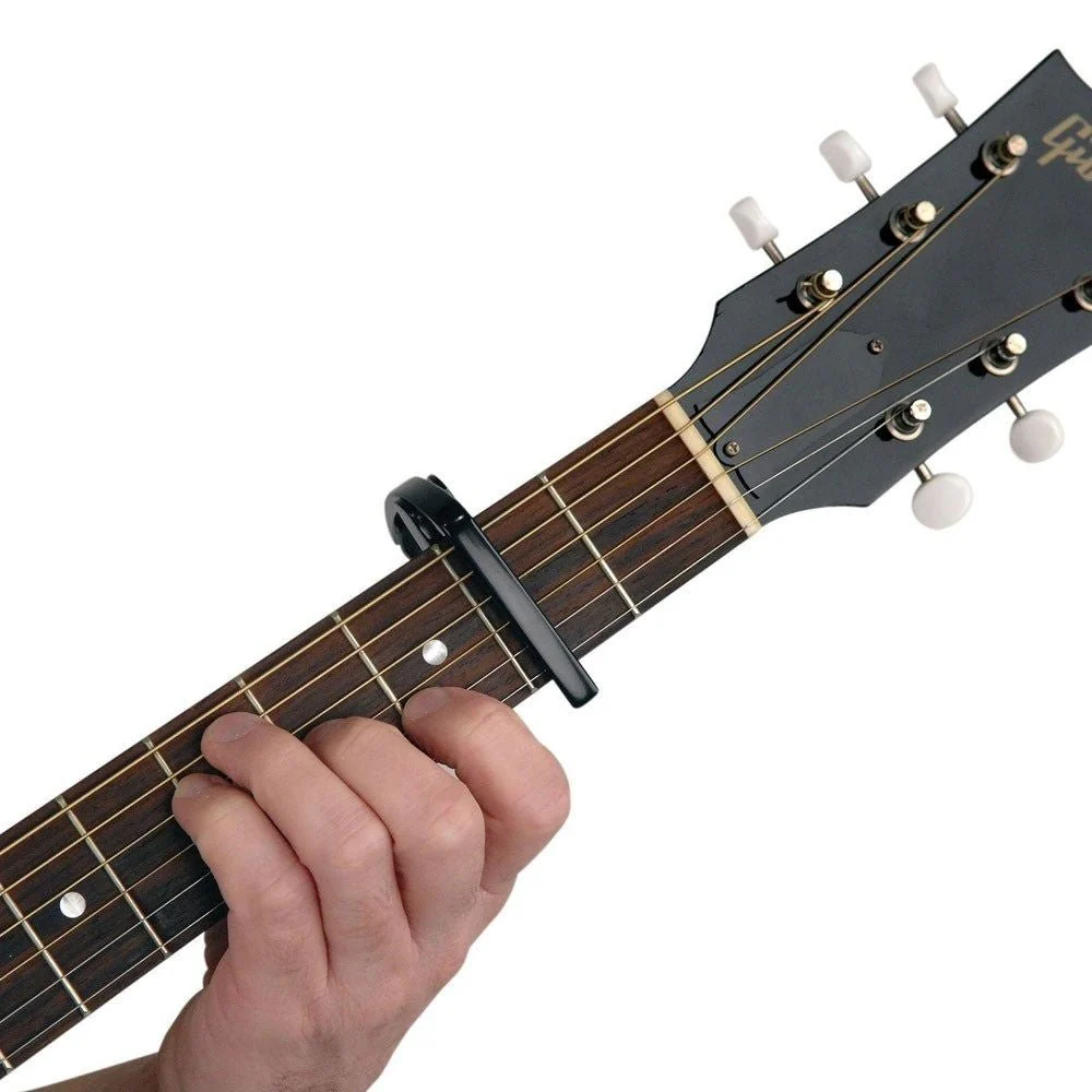 D'Addario PW-CP-09 Tri-Action Capo Adjustable Tension (Black) - Image 2