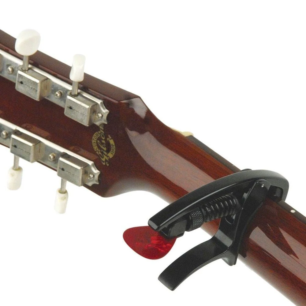D'Addario PW-CP-09 Tri-Action Capo Adjustable Tension (Black) - Image 3