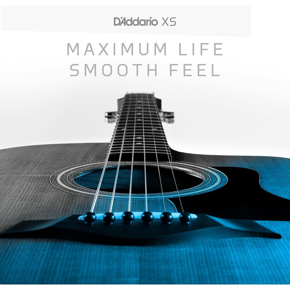 D'Addario XSAPB1253-B25 XS Coated Acoustic Phosphor Bronze Strings - Light (12-53) - 25-Set Bulk Box - Image 3