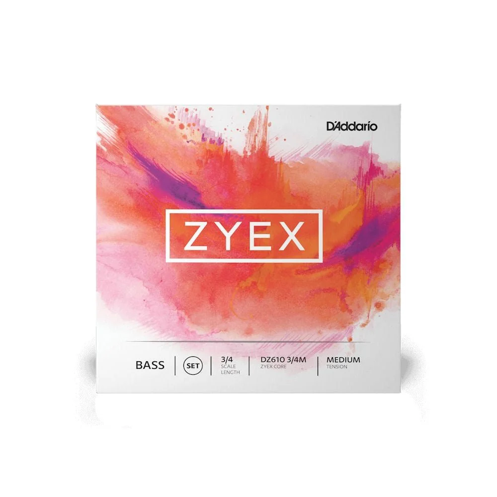 D'Addario Zyex Bass String Set 3/4 Scale Medium Tension - Image 2