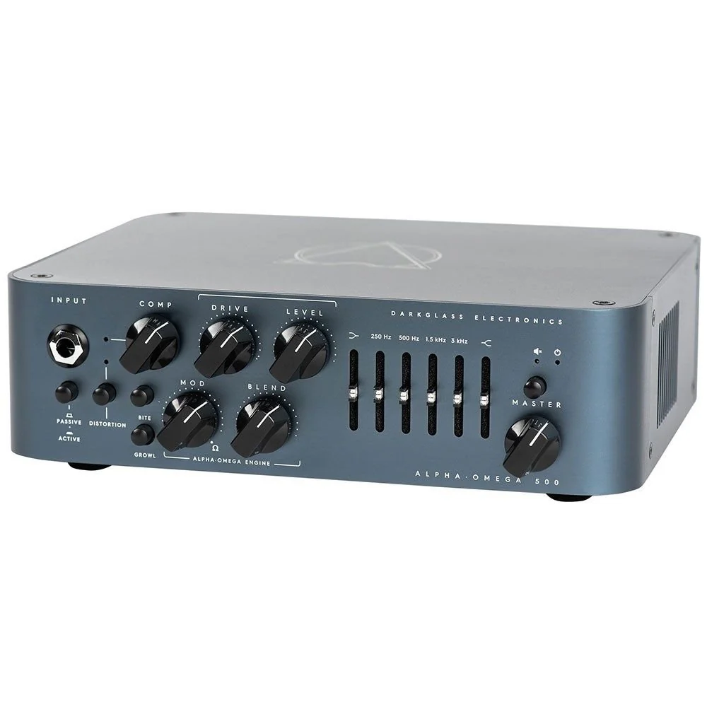 Darkglass Alpha Omega 500 500W Bass Amp Head w/ Compressor, EQ, DI & IR Cab Simulator AO500
