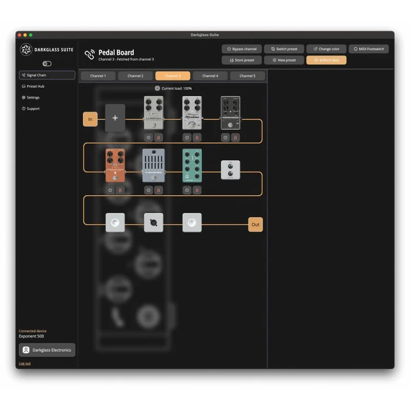 Darkglass DGMF Pedal & Amp MIDI Footswitch - Image 4