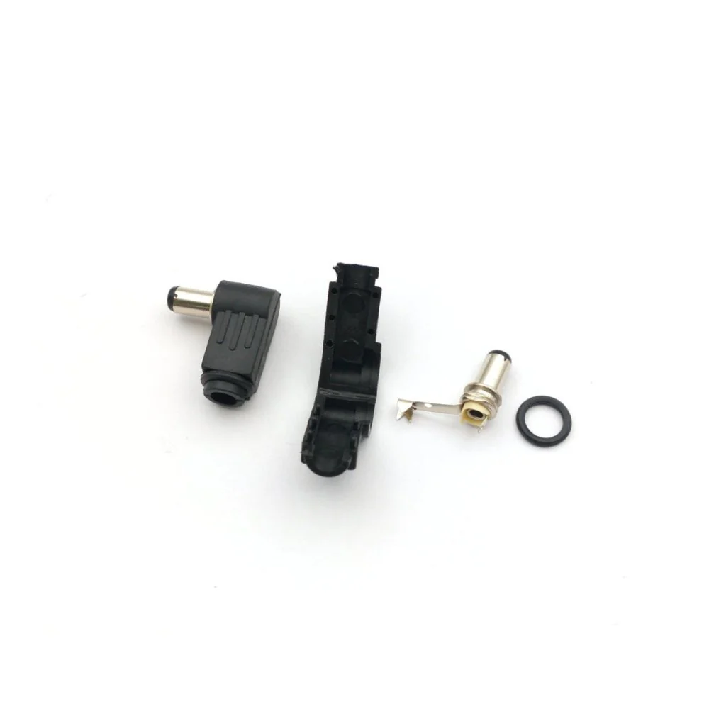 DIY DC Cable 10 Pcs Right Angle DC 2.1mm Barrel Jack Solder your own DC Jacks - Image 3