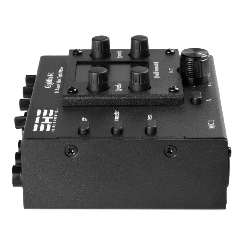 Elite Acoustics EAE GigMix 4-1 4Ch Digital Mixer w/ DSP Gate, Compressor, EQ, Reverb & Delay - Image 7
