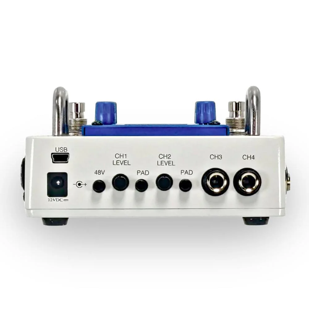 Elite Acoustics EAE StompMix 4 White 4Ch Digital Mixer Pedal w/ DSP Gate, Compressor, EQ, Reverb & Delay - Image 3