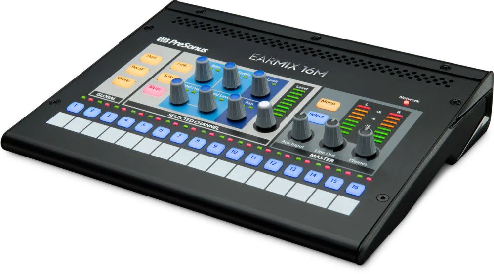 PreSonus EarMix 16M 16 Ch Personal Monitor Mixer 16x2 AVB Networked - Image 4