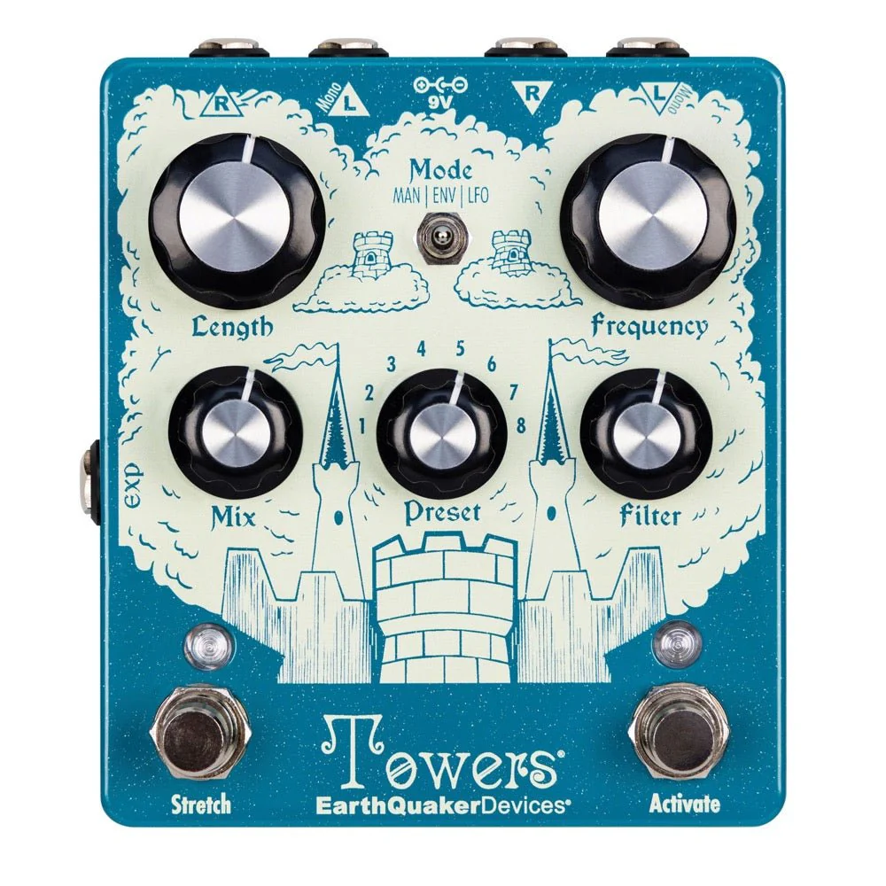 Earthquaker Devices TOWERS Stereo Reverb Filter Pedal