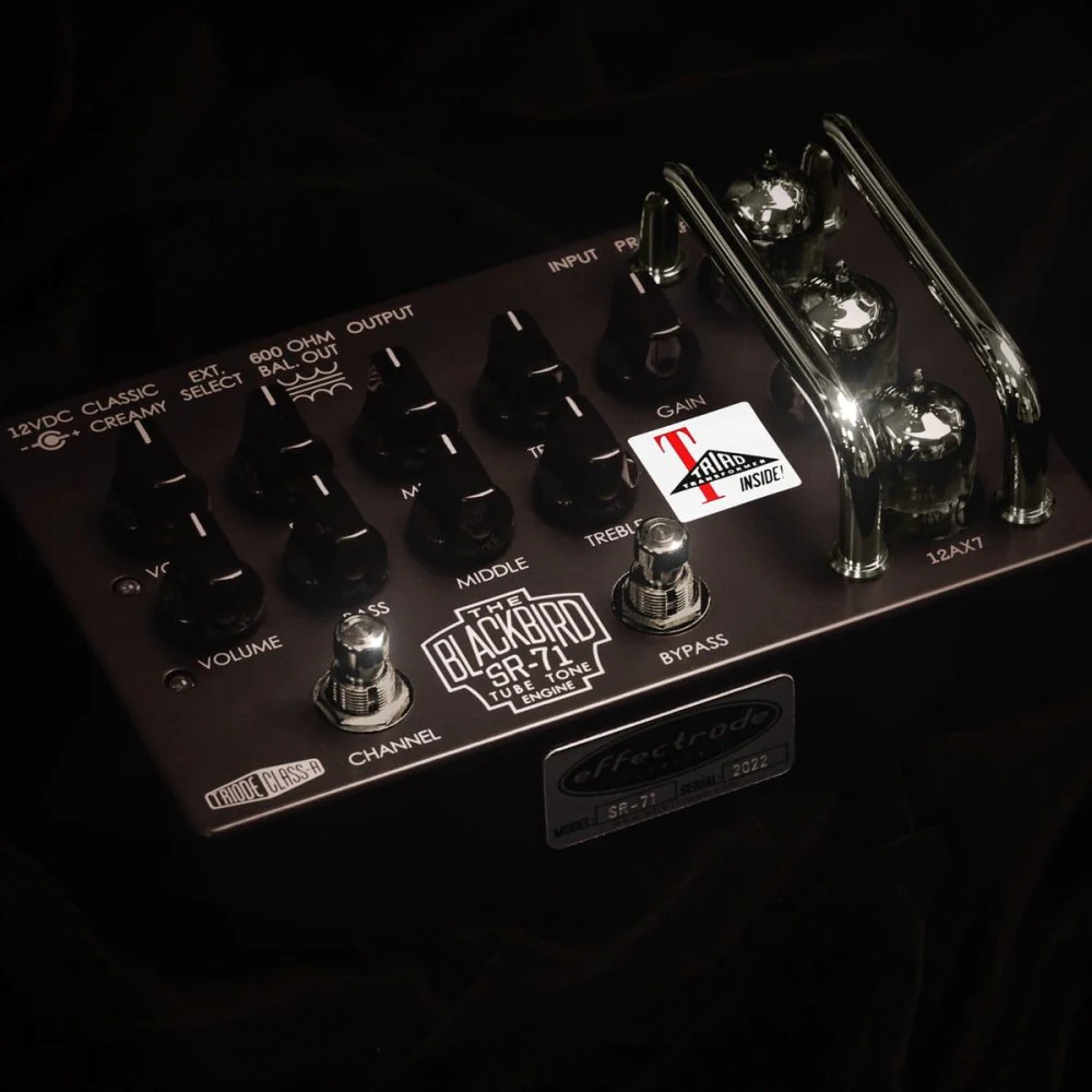 Effectrode Blackbird Preamp SR-71 All-Tube Preamp based on 'Blackface' Amp w/ JJ 12AX7 Tubes - Image 3