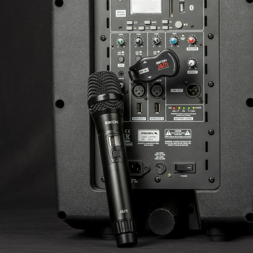 Eikon J&M UHF Wireless Microphone System 512-541.7 Mhz EKJMA - Image 5
