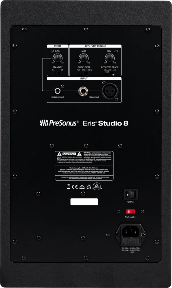 PreSonus Eris Studio 8 8" Studio Monitor Single - Image 3