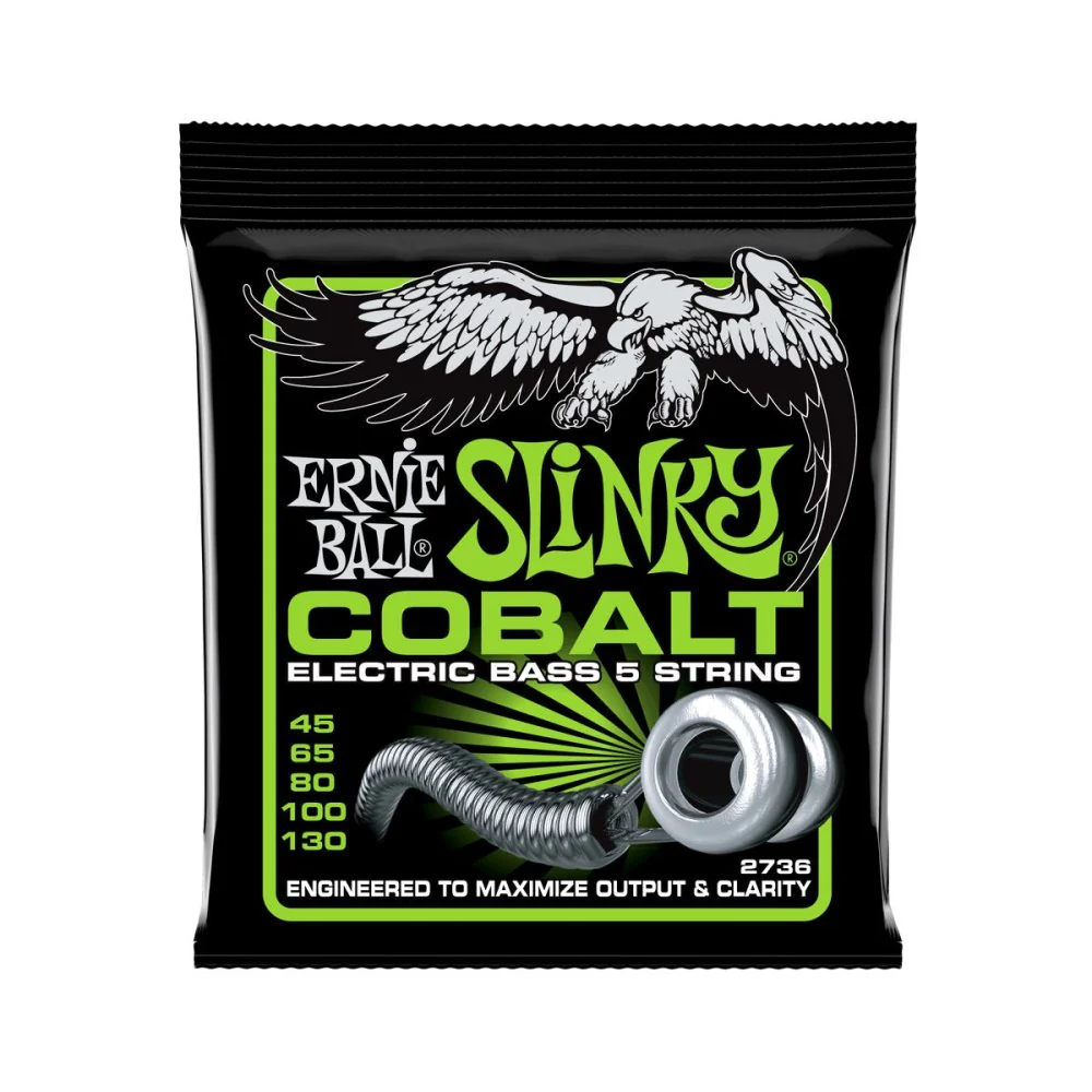 Ernie Ball BASS 5 Strings Cobalt Regular Slinky 40-130 P02736