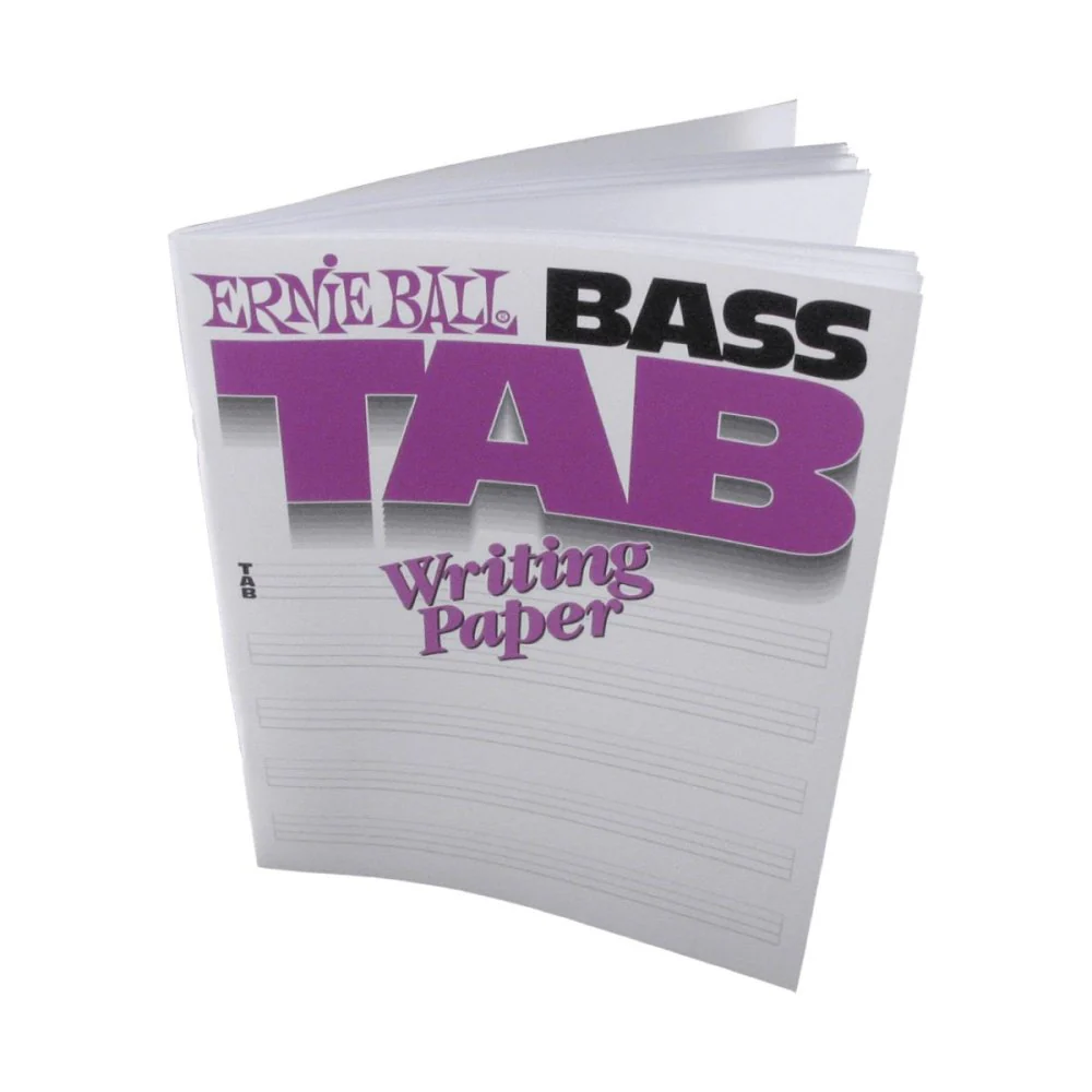 Ernie Ball Bass Tab Writing Paper P07022