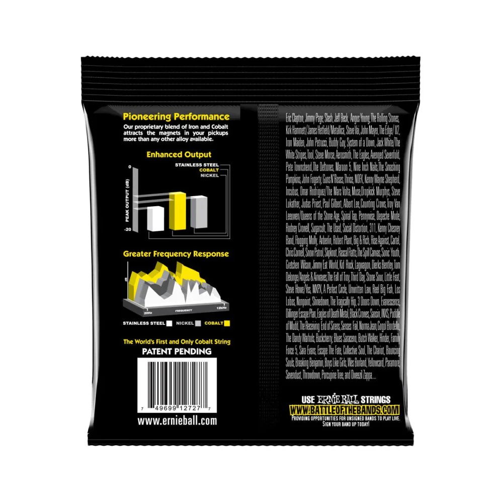 Ernie Ball Beefy Slinky Cobalt ELECTRIC Guitar Strings 11-54 P02727 - Image 2