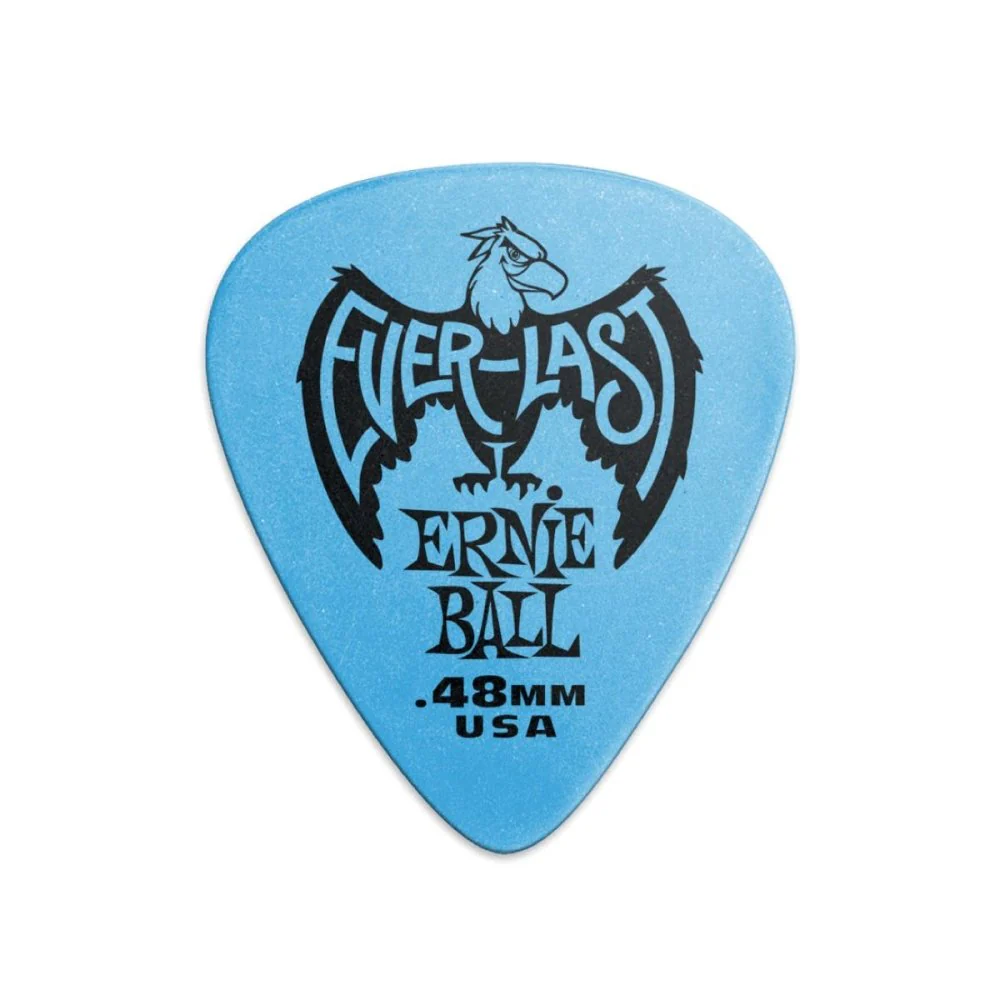 Ernie Ball Everlast Picks Blue 0.48mm 12 Pack P09181