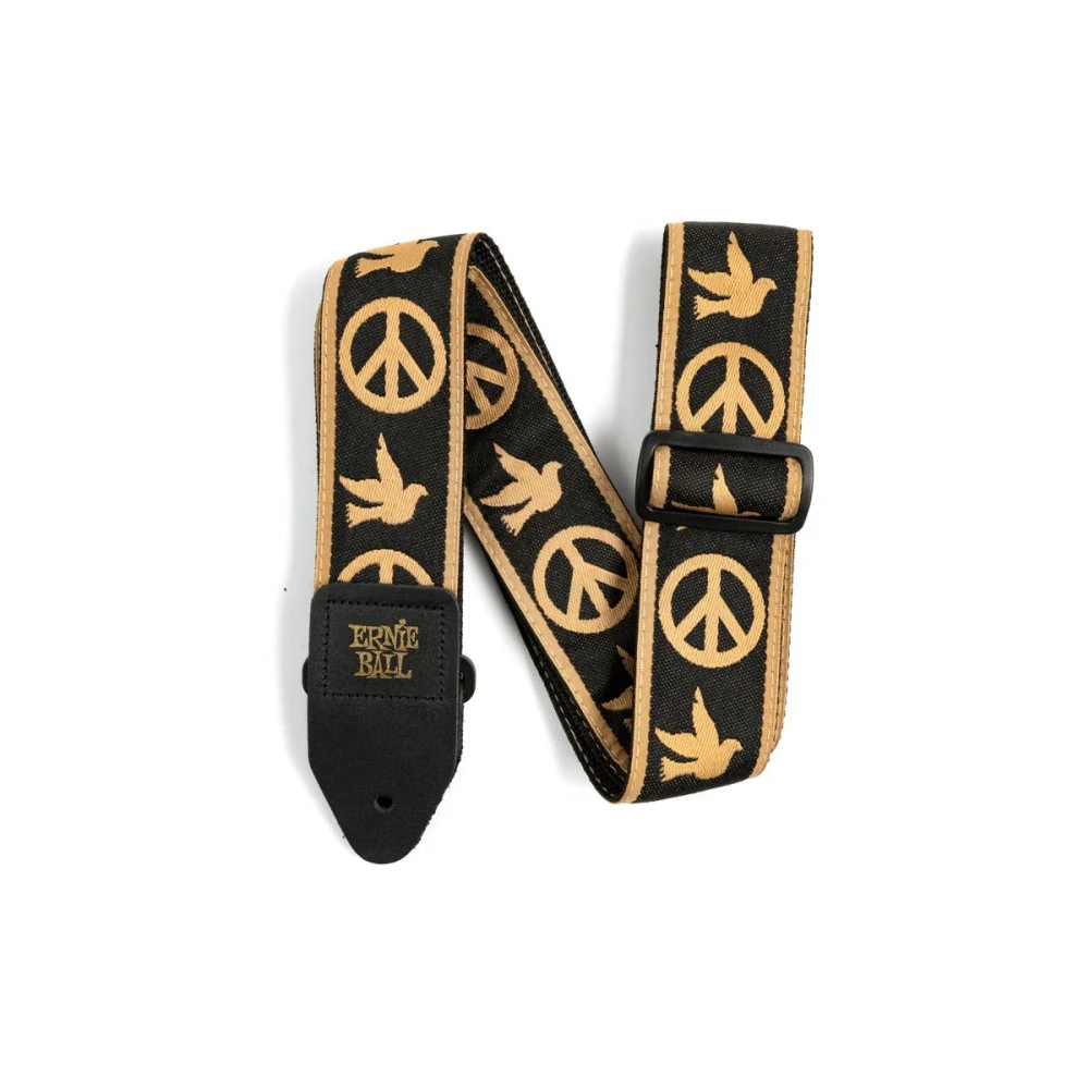 Ernie Ball Jacquard Guitar Strap Peace Love Dove P04613