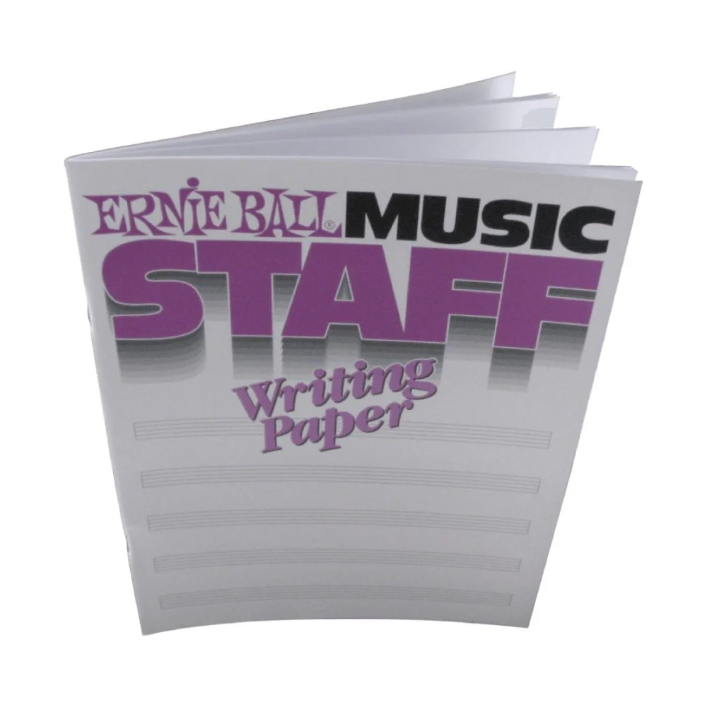 Ernie Ball Music Staff Writing Paper P07019