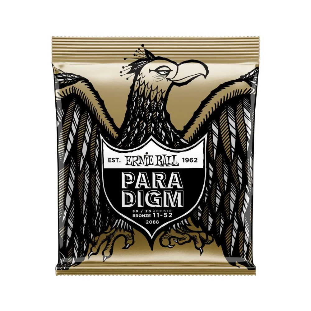 Ernie Ball ACOUSTIC Guitar Strings Paradigm 80/20 Bronze Light 11-52 P02088