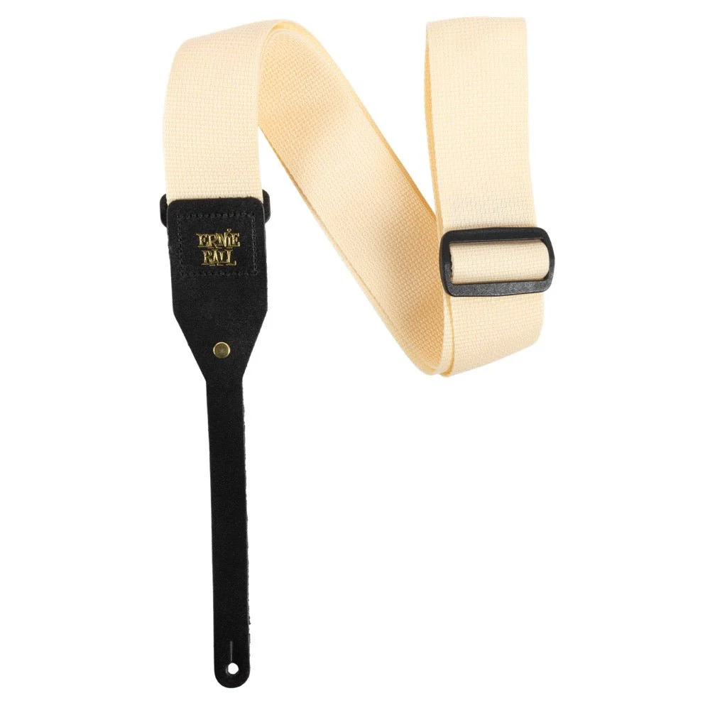 Ernie Ball Polypro ACOUSTIC Guitar Strap Cream P05368 - Image 2
