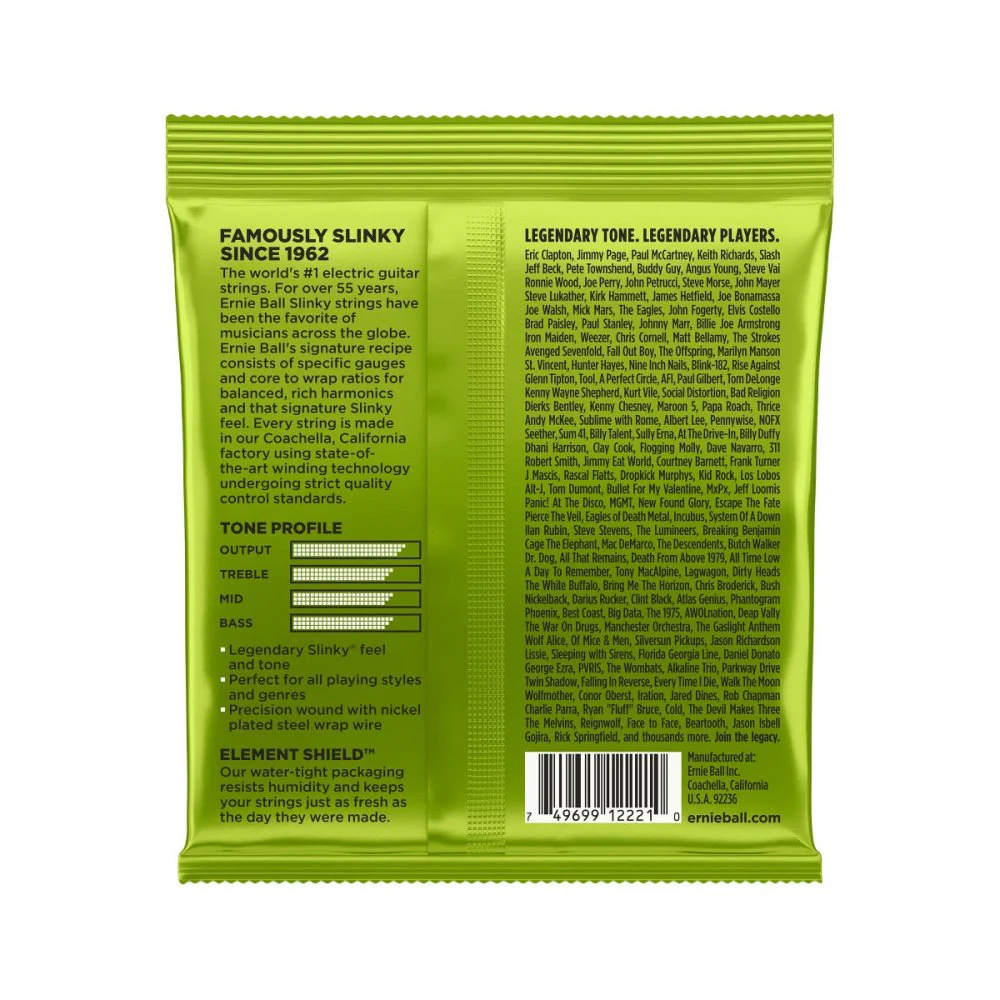 Ernie Ball Regular Slinky Nickel Wound ELECTRIC Guitar Strings 10-46 P02221 - Image 2