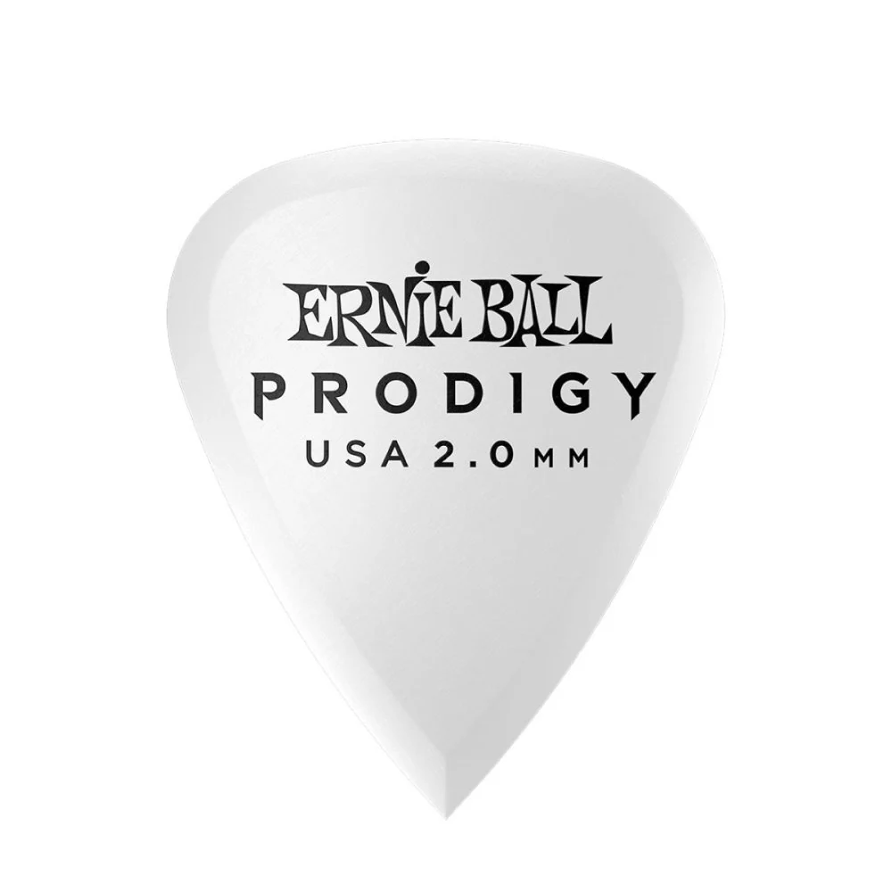 Ernie Ball Prodigy Picks Standard White 2.0 mm 6 Piece P09202
