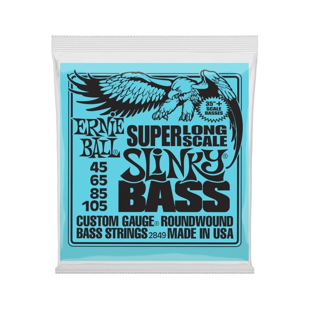 Ernie Ball BASS 4 Strings Super Long Scale Slinky 45-105 P02849
