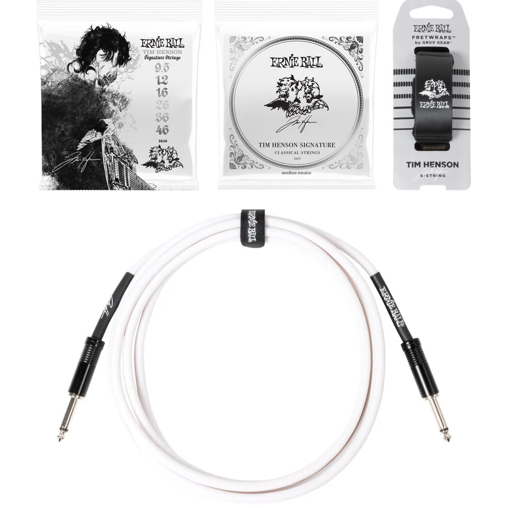 Ernie Ball Tim Henson Signature Collection Bundle Kit Strings & Accessories P09635